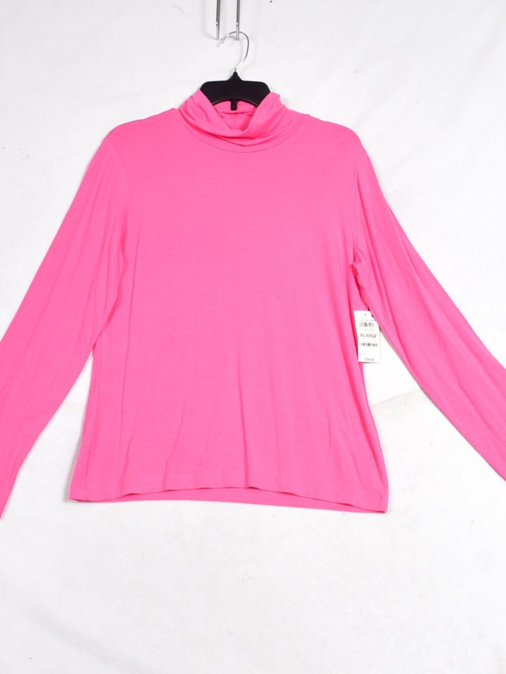 On 34th Women's Pink Turtle Neck Top SIze XL NWT